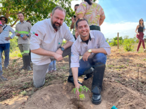 Ricardo Félix - Diretor de Meio Ambiente da State Grid Brazil / Márcio Melo - Supervisor de Implantação do Programa Juntos pelo Araguaia